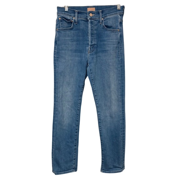 Mother High Waisted Hiker Hover Jeans in Across the Finnish Line Size 26 - Picture 3 of 14